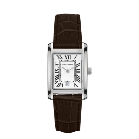 Christ Verra - Jam Tangan WANITA Tali Leather Christ Verra Linea Series CV 110617L-21 WHT · Foto 2
