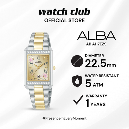 Alba - Jam Tangan WANITA Tali Stainless Steel Alba Signa AH7EZ9X1 AB AH7EZ9