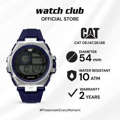 CAT - Jam Tangan PRIA Tali Rubber CAT OD.147.26.146