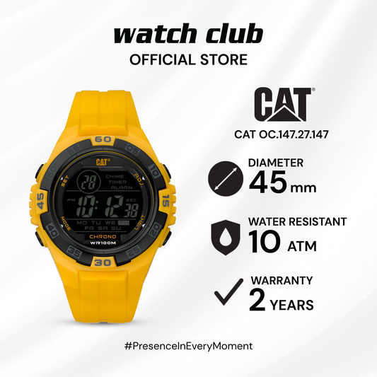 CAT - Jam Tangan PRIA Tali Rubber CAT OC OC.147.27.147