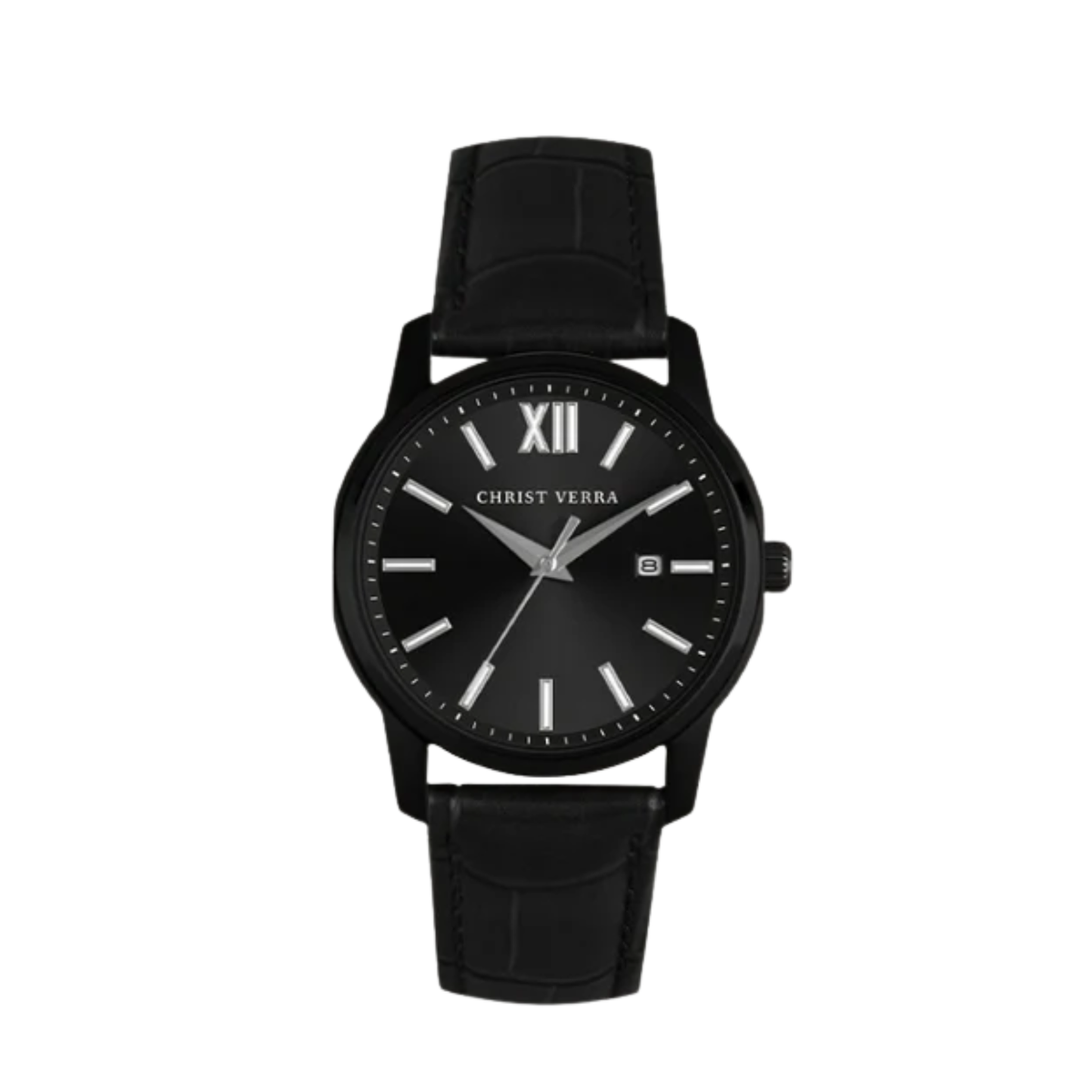 Christ Verra - Jam Tangan WANITA Tali Leather Christ Verra Domina Series CV 12454L-26 BLK · Foto 2