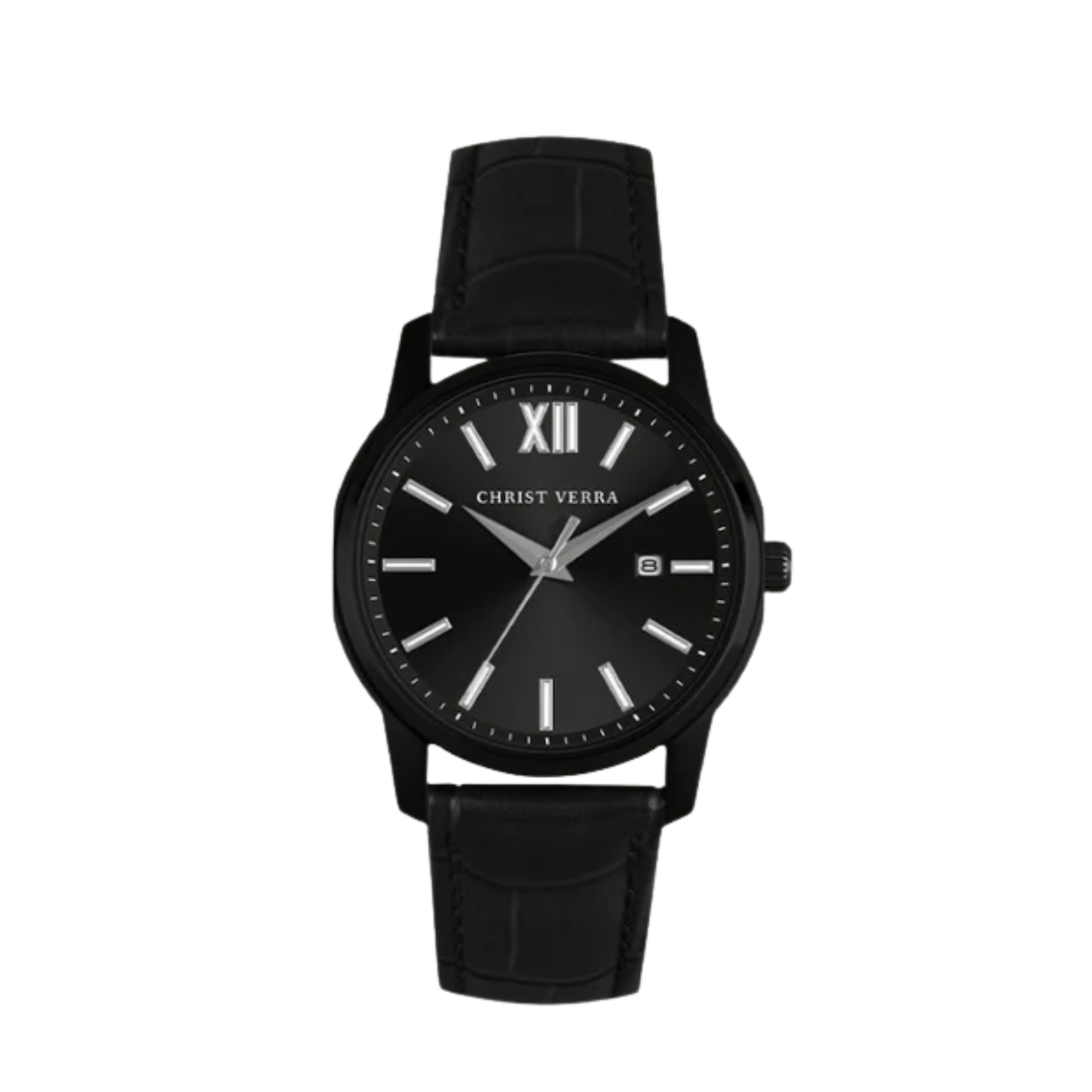 Christ Verra - Jam Tangan WANITA Tali Leather Christ Verra Domina Series CV 12454L-26 BLK · Foto 2