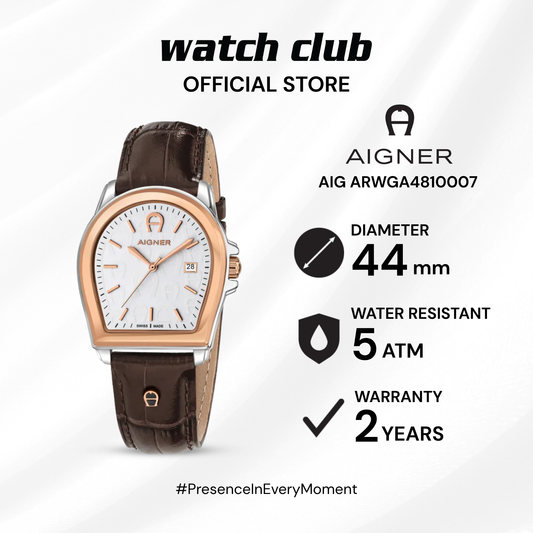 Aigner - Jam Tangan PRIA Tali Kulit Aigner Verona AIG ARWGA4810007