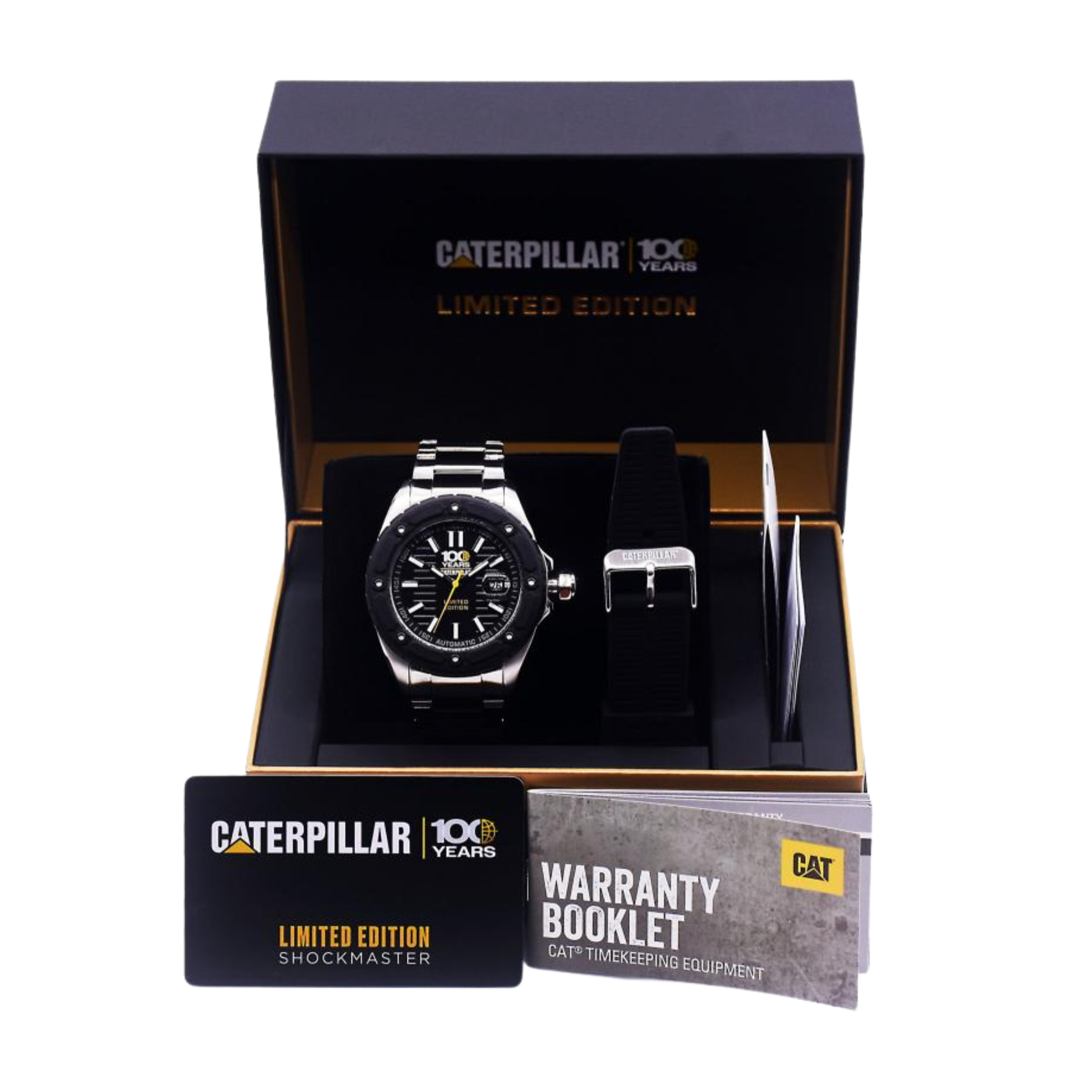 CAT - Jam Tangan PRIA Tali Stainless Steel Caterpillar Shockmaster Limited Edition CAT S7.148.11.121 · Foto 3