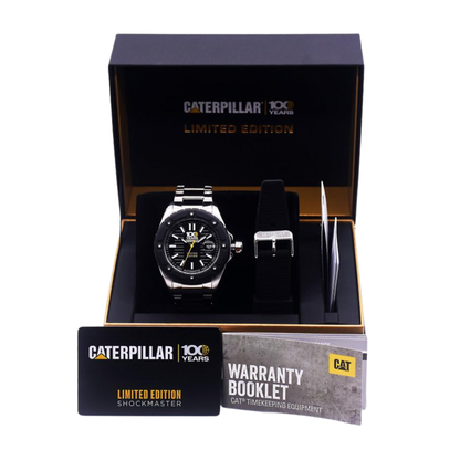 CAT - Jam Tangan PRIA Tali Stainless Steel Caterpillar Shockmaster Limited Edition CAT S7.148.11.121 · Foto 3