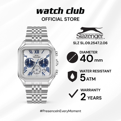 Slazenger - Jam Tangan PRIA Tali Metal Slazenger Quartz SL.09.2547.2.06