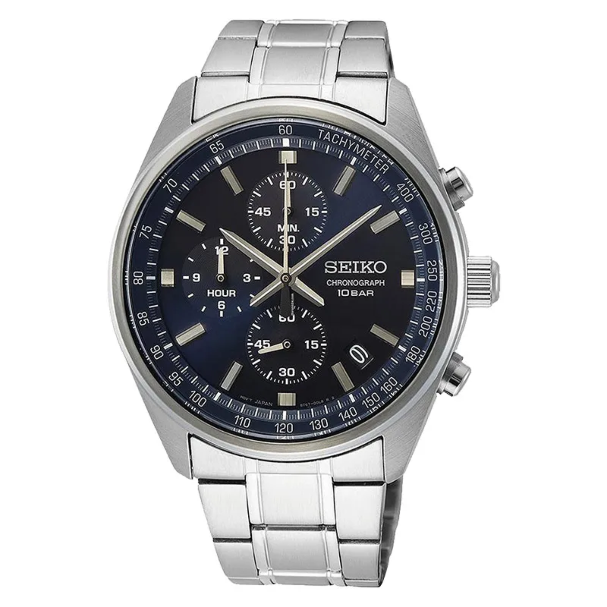 Seiko - Jam Tangan PRIA Tali Stainless Steel Seiko Chronograph SSB377P1 · Foto 2