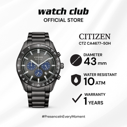 Citizen - Jam Tangan PRIA Tali Stainless Steel Citizen Chronograph CTZ CA4677-50H
