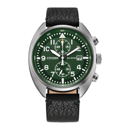 Citizen - Jam Tangan PRIA Tali Leather Citizen Eco-Drive CTZ CA7041-07X · Foto 2