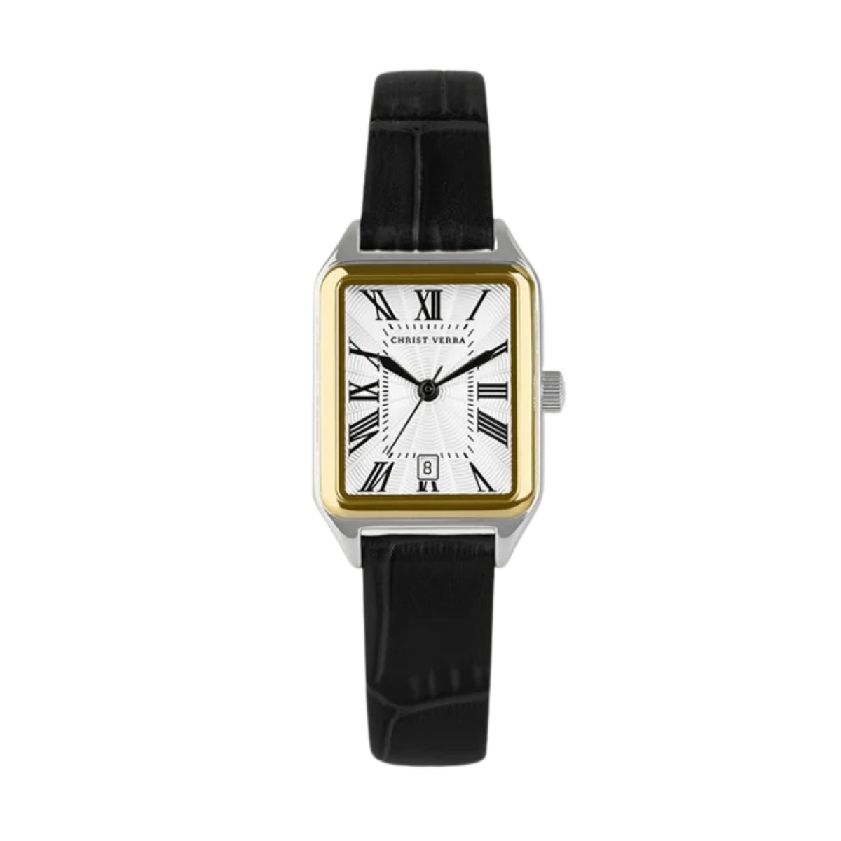Christ Verra - Jam Tangan WANITA Tali Leather Christ Verra Petit Signature Series CV 121107L-23 WHT · Foto 2