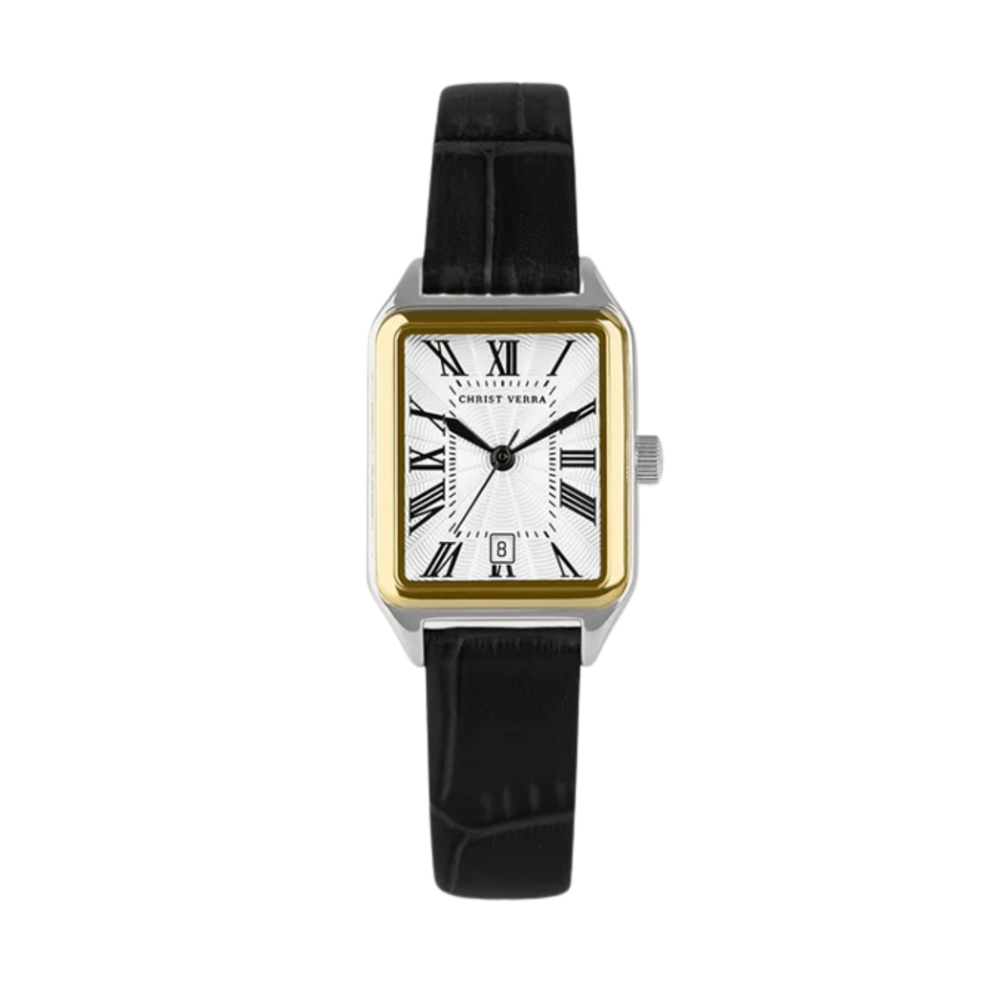 Christ Verra - Jam Tangan WANITA Tali Leather Christ Verra Petit Signature Series CV 121107L-23 WHT · Foto 2