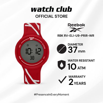Reebok - Jam Tangan WANITA Tali Rubber Reebok Sporty Women's Watches RBK RV-ELI-U9-PRIR-WR