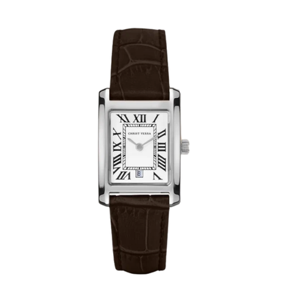 Christ Verra - Jam Tangan WANITA Tali Leather Christ Verra Linea Series CV 110617L-21 WHT · Foto 2
