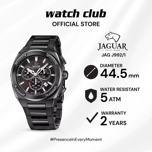 Jaguar - Jam Tangan PRIA Tali Stainless Steel JAGUAR Casual JAG J992/1