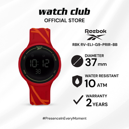 Reebok - Jam Tangan WANITA Tali Silicone Reebok Sporty RBK RV-ELI-G9-PRIR-BB