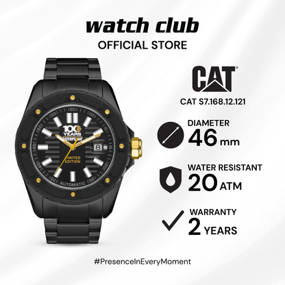CAT - Jam Tangan PRIA Tali Stainless Steel CAT S7 S7.168.12.121