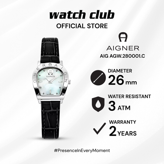 Aigner - Jam Tangan WANITA Tali Kulit Aigner Aosta AIG AGW.280001.C