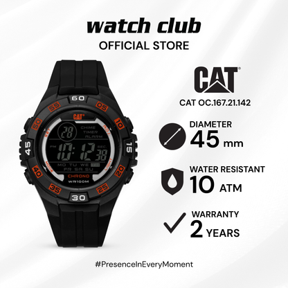 CAT - Jam Tangan PRIA Tali Rubber CAT OC OC.167.21.142