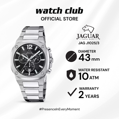 Jaguar - Jam Tangan PRIA Tali Stainless Steel JAGUAR Casual JAG J1025/3