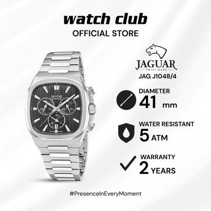 Jaguar - Jam Tangan Pria Tali Stainless Steel Jaguar Swiss Made JAG J1048/4