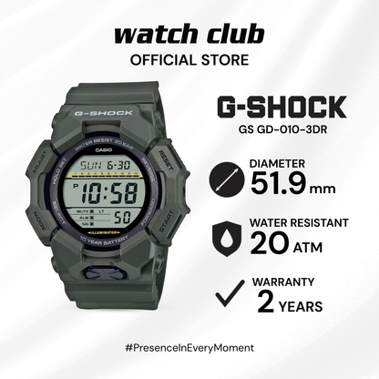 G-SHOCK - Jam Tangan PRIA Tali Resin G-SHOCK All G-Shock Collection GS GD-010-3DR