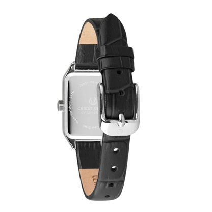 Christ Verra - Jam Tangan WANITA Tali Leather Christ Verra Petit Signature Series CV 121107L-24 WHT · Foto 3