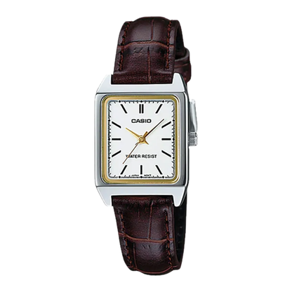 Casio - Jam Tangan WANITA Tali Leather Casio Tank CS LTP-V007L-7E2UDF · Foto 2