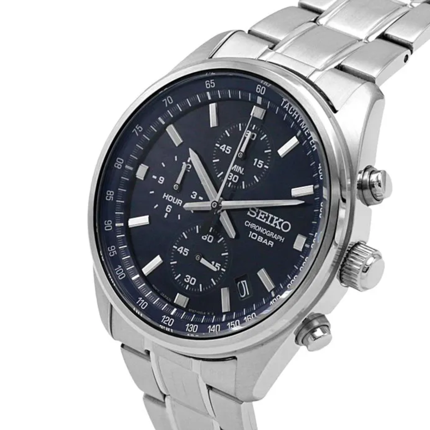 Seiko - Jam Tangan PRIA Tali Stainless Steel Seiko Chronograph SSB377P1 · Foto 3