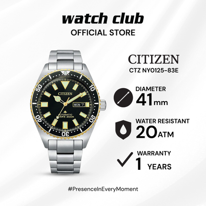 Citizen - Jam Tangan Pria Tali Stainless Steel Citizen Promaster CTZ NY0125-83E