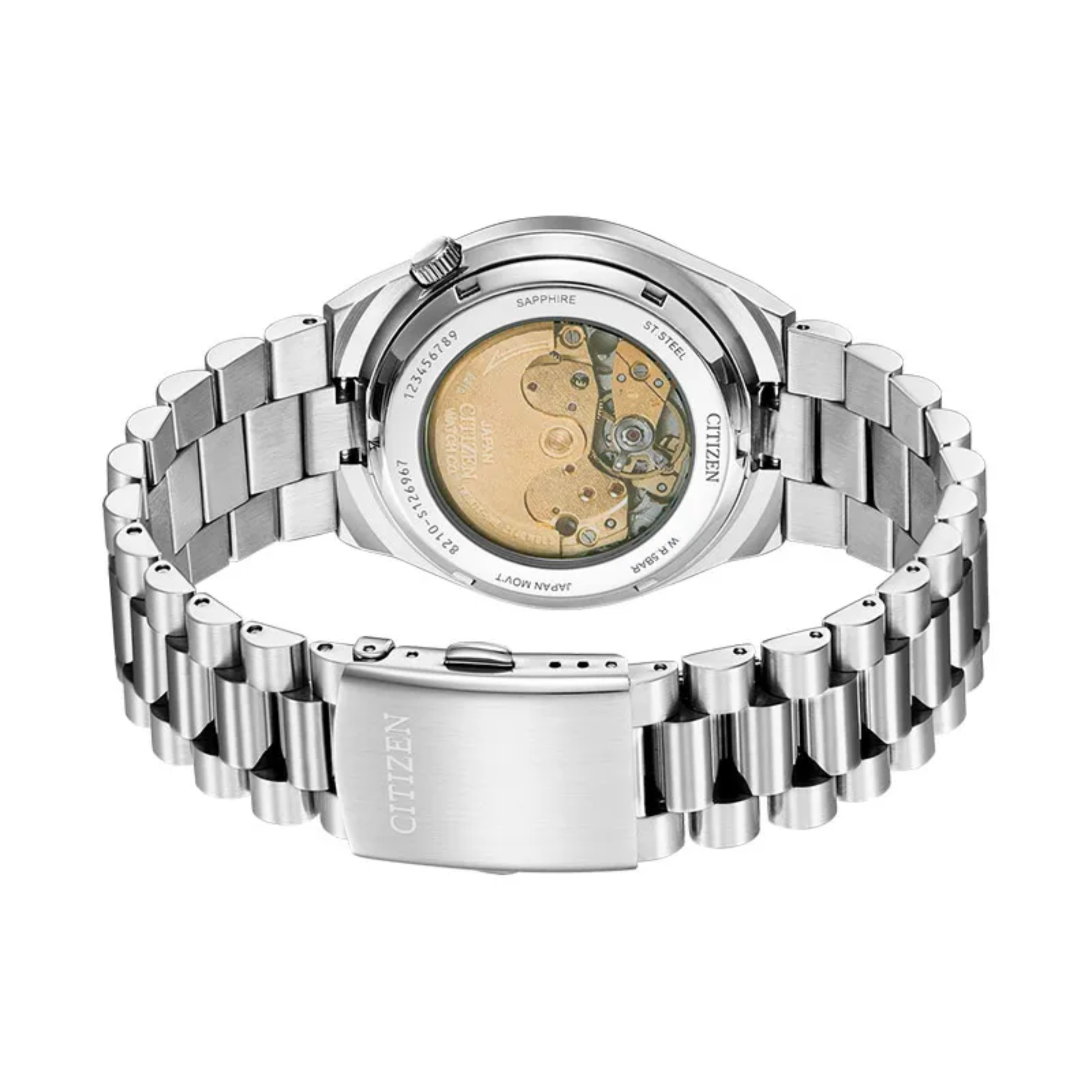 Citizen - Jam Tangan PRIA Tali Stainless Steel Citizen Mechanical  Tsuyosa Pantone Limited Edition CTZ NJ0158-89W · Foto 3