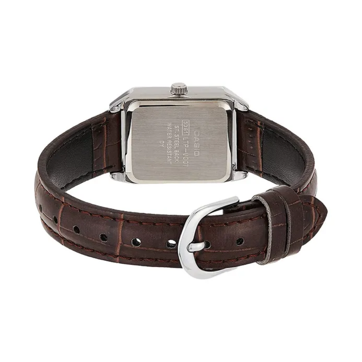 Casio - Jam Tangan WANITA Tali Leather Casio Tank CS LTP-V007L-7B2UDF · Foto 4