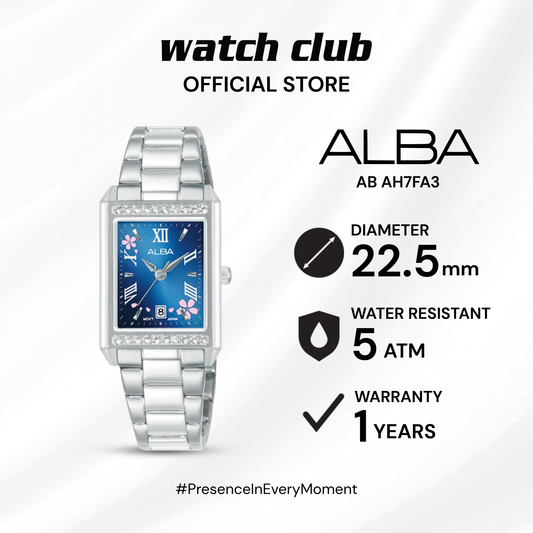 Alba - Jam Tangan WANITA Tali Stainless Steel Alba Signa AH7FA3X1 AB AH7FA3